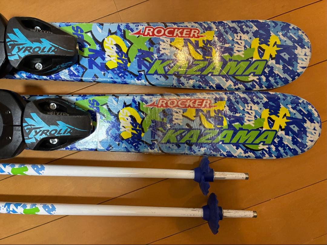 美品KAZAMA 板86cmスキーセット靴18or19or20cm