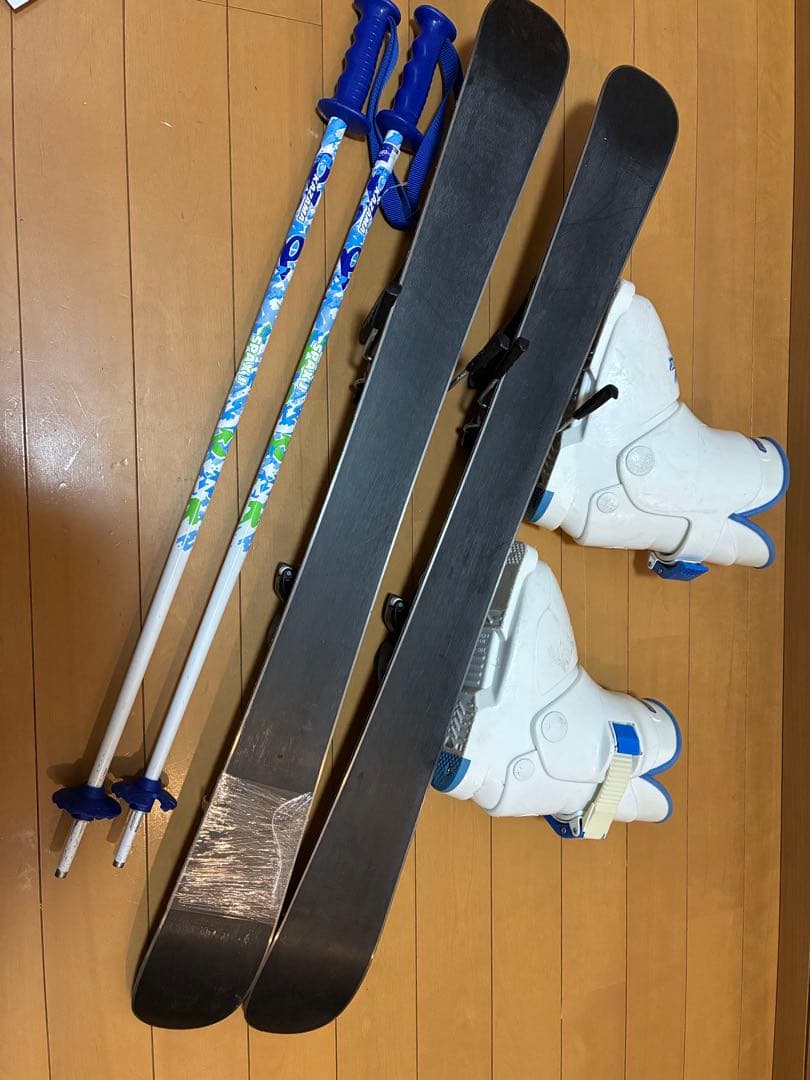 美品KAZAMA 板86cmスキーセット靴18or19or20cm