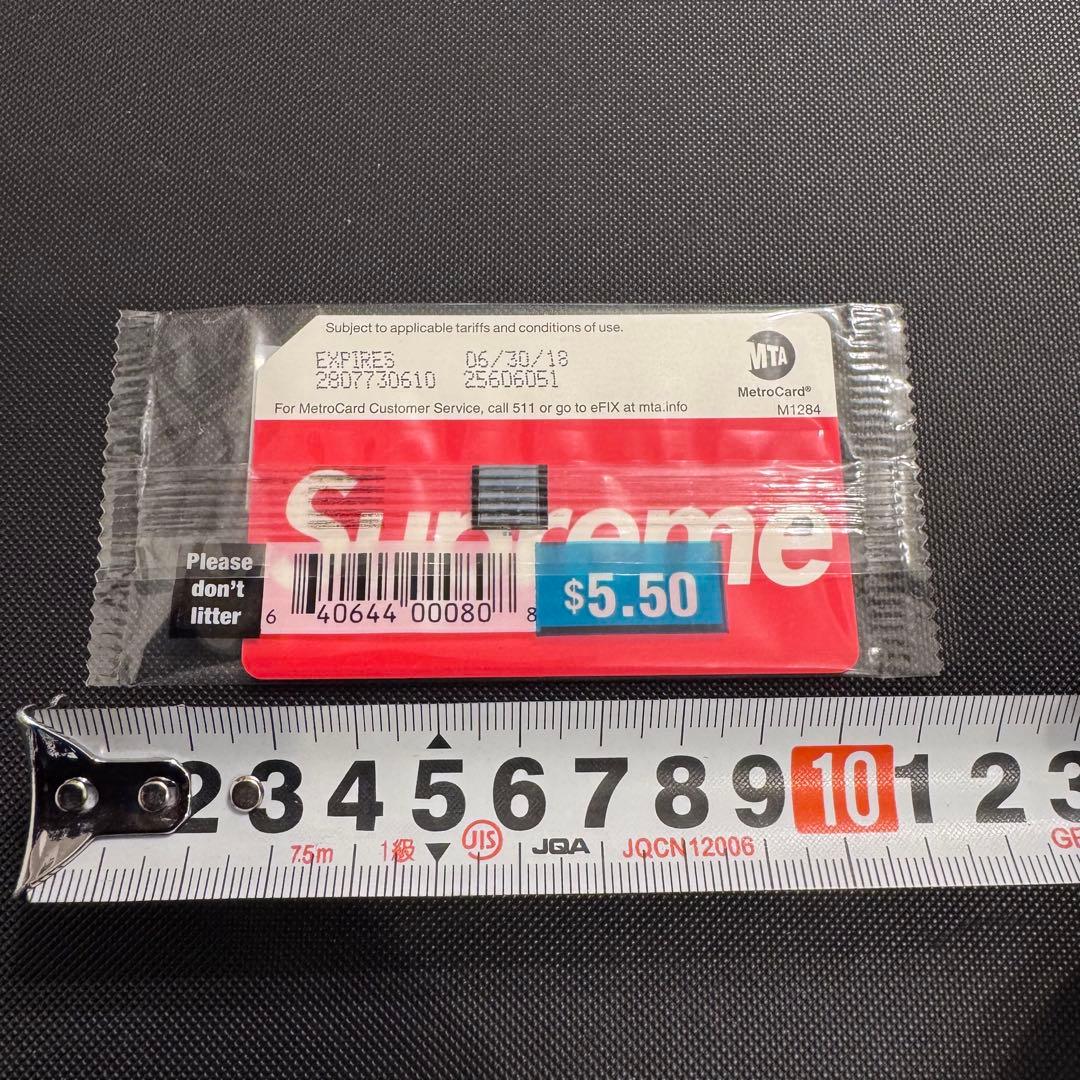 Supreme x MTAメトロカード $5.50 新品・未開封