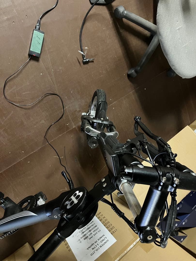 ジャンク品 折りたたみ電動アシスト自転車 BORNTORUN GX 折畳 J4