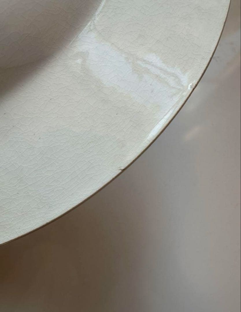 リュネヴィル　luneville フランス　アンティークプレート　皿　ブロカント