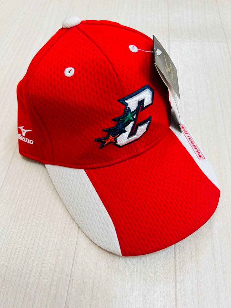 ミズノ⭐️NPB⭐️タグ付き⭐️キャップ⭐️フリー⭐️レッド