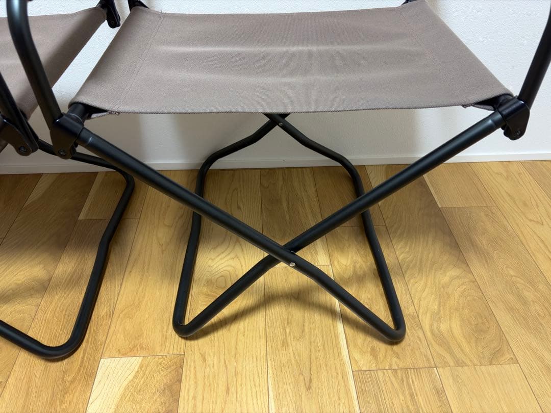 スノーピーク　FDチェアワイド グレー LV-077GY　2脚セット　①