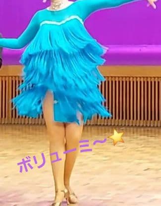 美品✨　新品に近い　タカダンス　TAKA ラテンダンス　社交ダンスドレス衣装