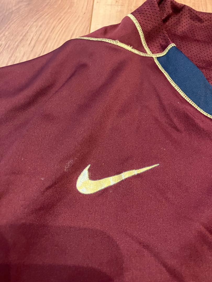 NIKE アーセナル 07-08 アウェイユニフォーム ボルドー古着　ビンテージ