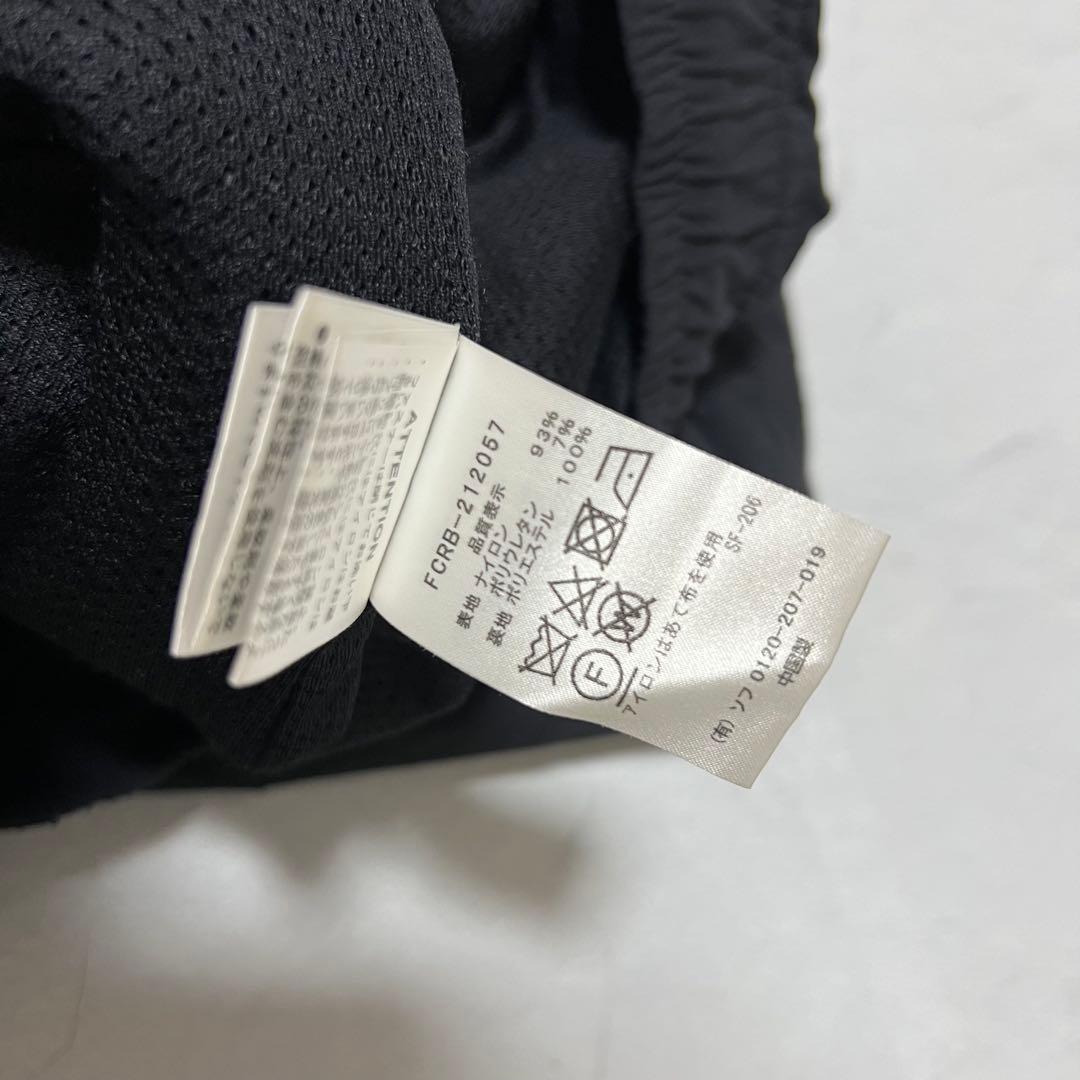 希少XL F.C.R.B. LYCRA セットアップ 黒 ティファニーブルー