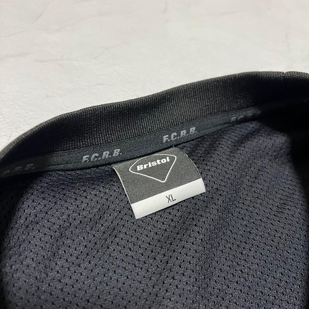 希少XL F.C.R.B. LYCRA セットアップ 黒 ティファニーブルー