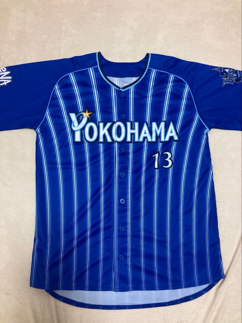 未着用　横浜DeNAベイスターズ　旧ビジターユニフォーム　伊勢選手　サイズL