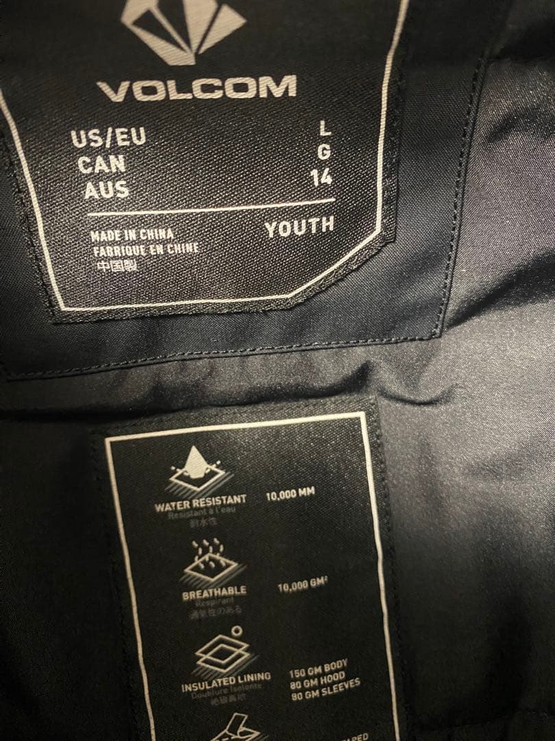 volcom スノーウェア L キッズ　160