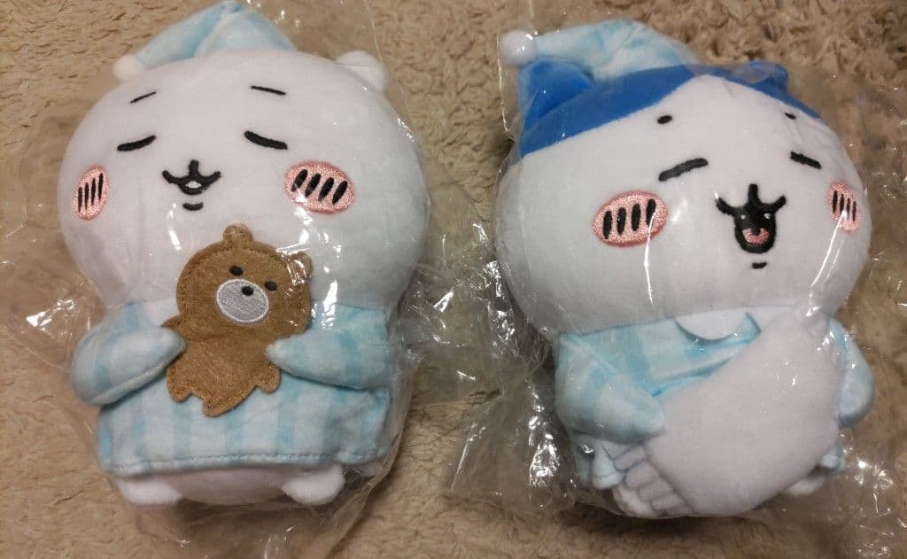 ちいかわ＆ハチワレ ぽてたま パジャマ ぬいぐるみ 2体セット
