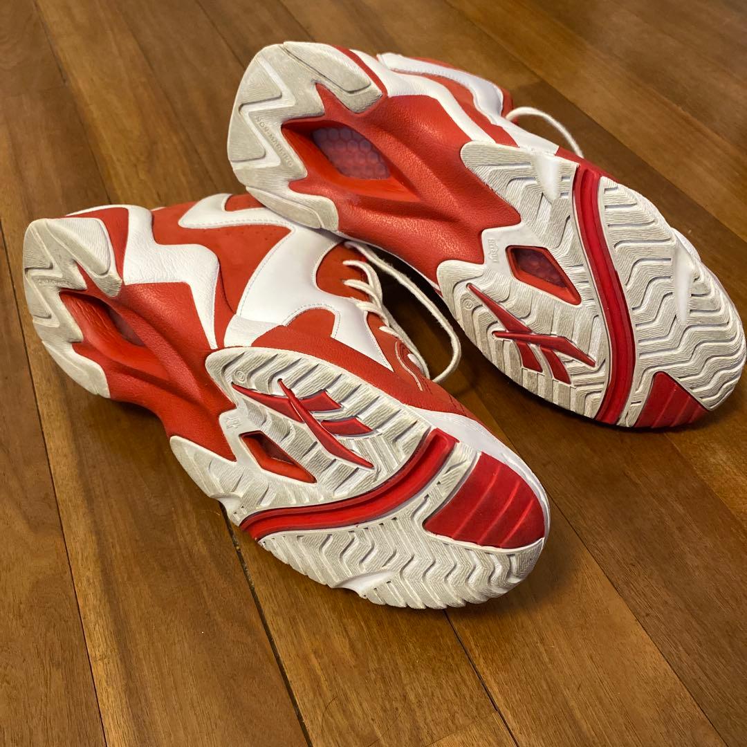 Reebok 赤白 ハイカット カミカゼ2 バスケットシューズ