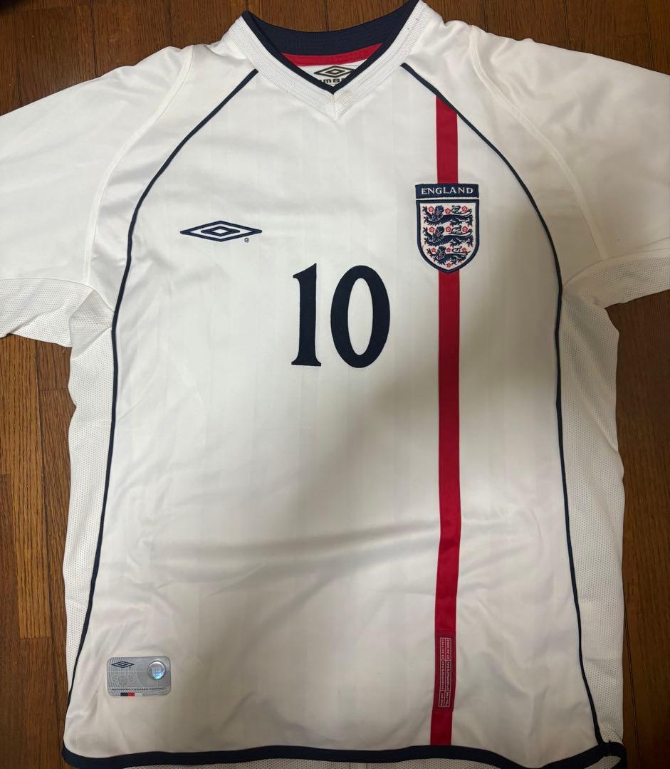 正規品 マイケル・オーウェン イングランド代表 2002Umbro ユニフォーム