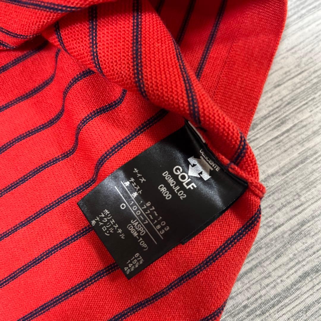 美品　DESCENTE GOLF デサントゴルフ　ライジングデザインセーター