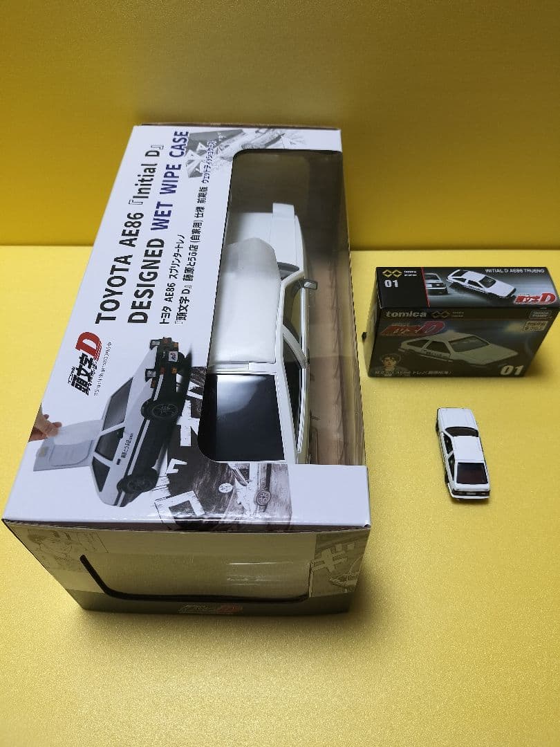 AE86 Initial D DESIGNED WET WIPE CASE ＋α