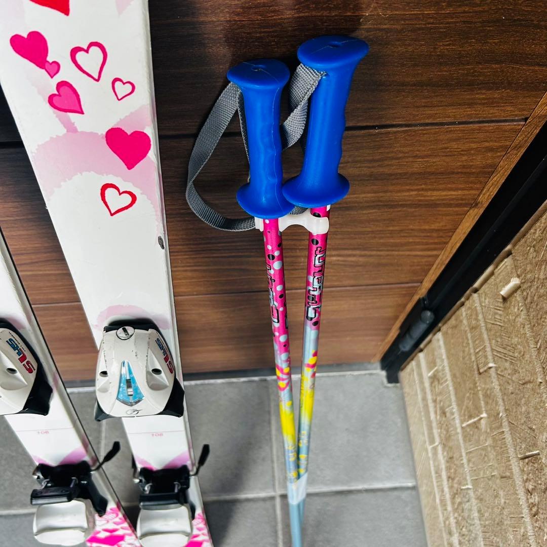 LOOOVE ハローキティ スキー板 108cm