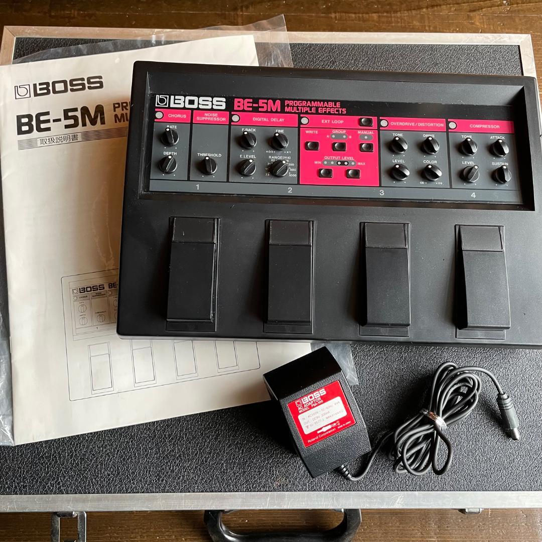 BOSS BE-5M エフェクター＆チューナー SONYドラムパッド　ケースごと
