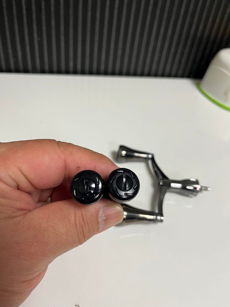 ゴメクサス シマノ用　チタンダブルハンドル82mm ハイテンハンドルノブセット