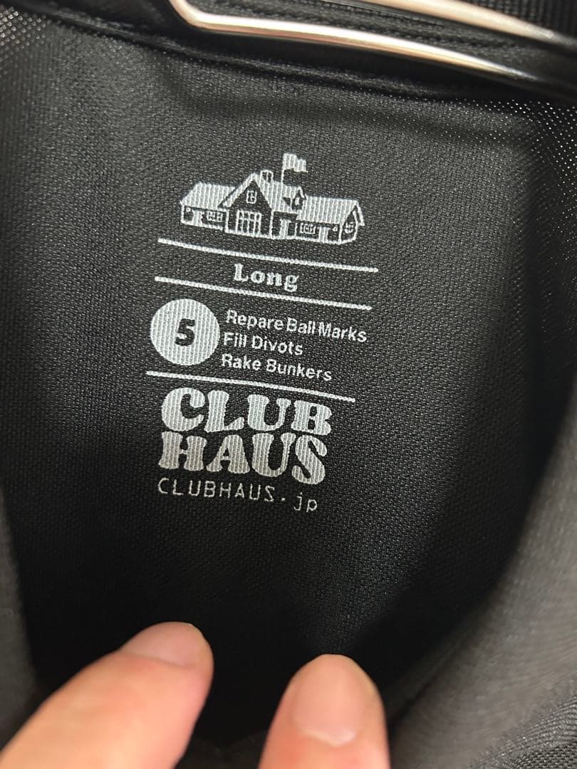 CLUB HAUS 黒ポロシャツ