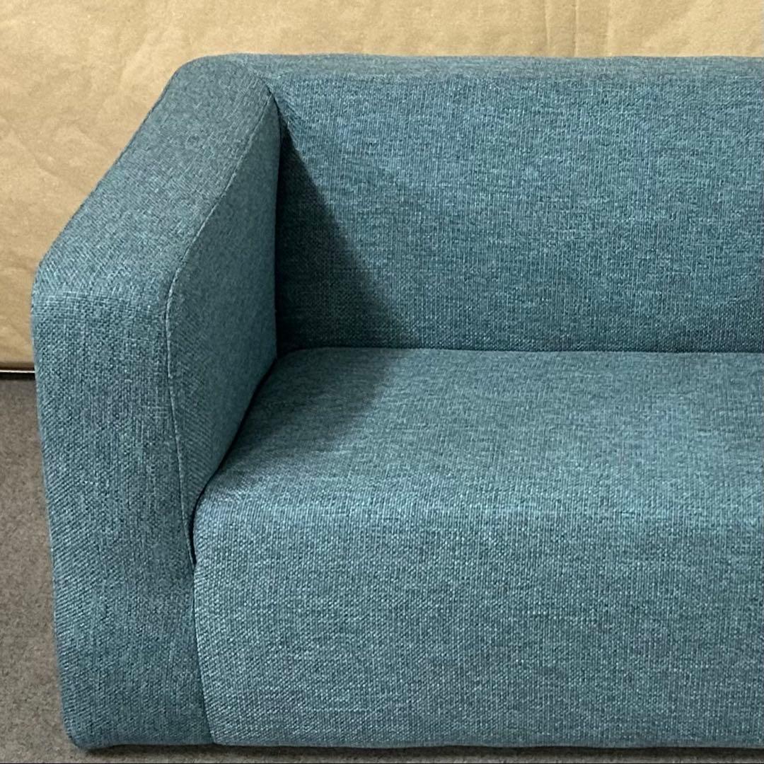 値下げ！　新品　プチソファ　BL コンパクトソファ　東谷　ソファ　ブルー