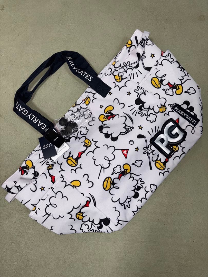 （新品）パーリーゲイツ、ミッキーマウス特別コレクション、ロッカーバッグ、完売品