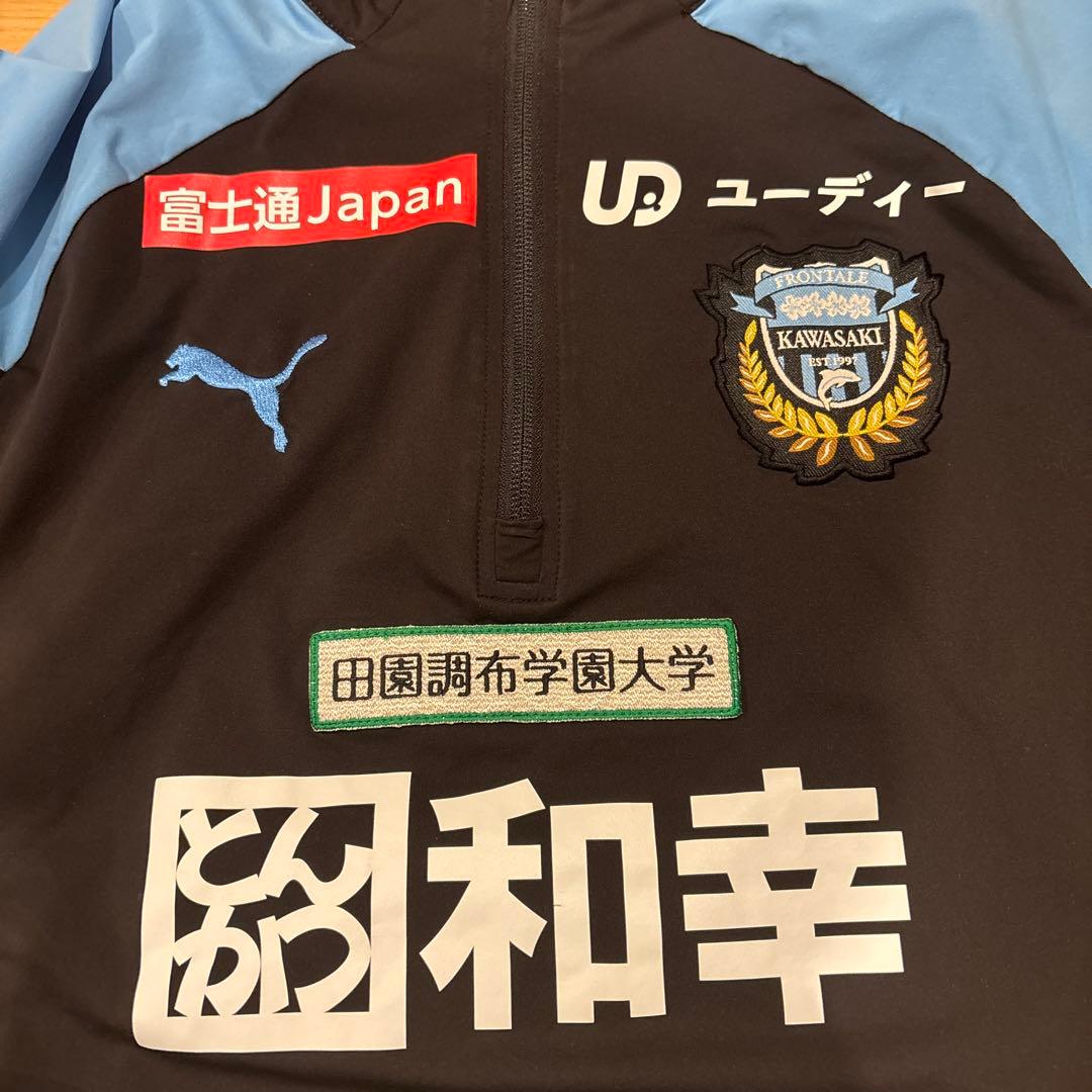 川﨑フロンターレ　選手支給品　ハーフジップ　L