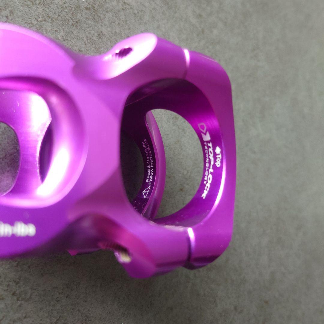 RACE FACE TURBINE Φ35㎜ × 0°× 32㎜ パープル　中古