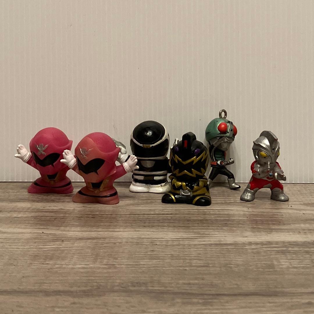 E-5 フィギュア 指人形 セット 戦隊 仮面ライダー ウルトラマン ビンテージ