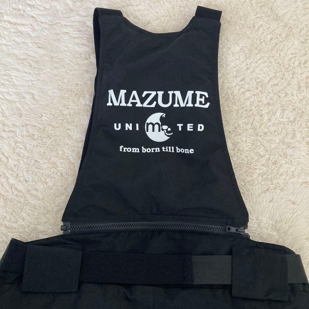 mazume マズメ　中綿　サロペット　防寒　ブラック　XL