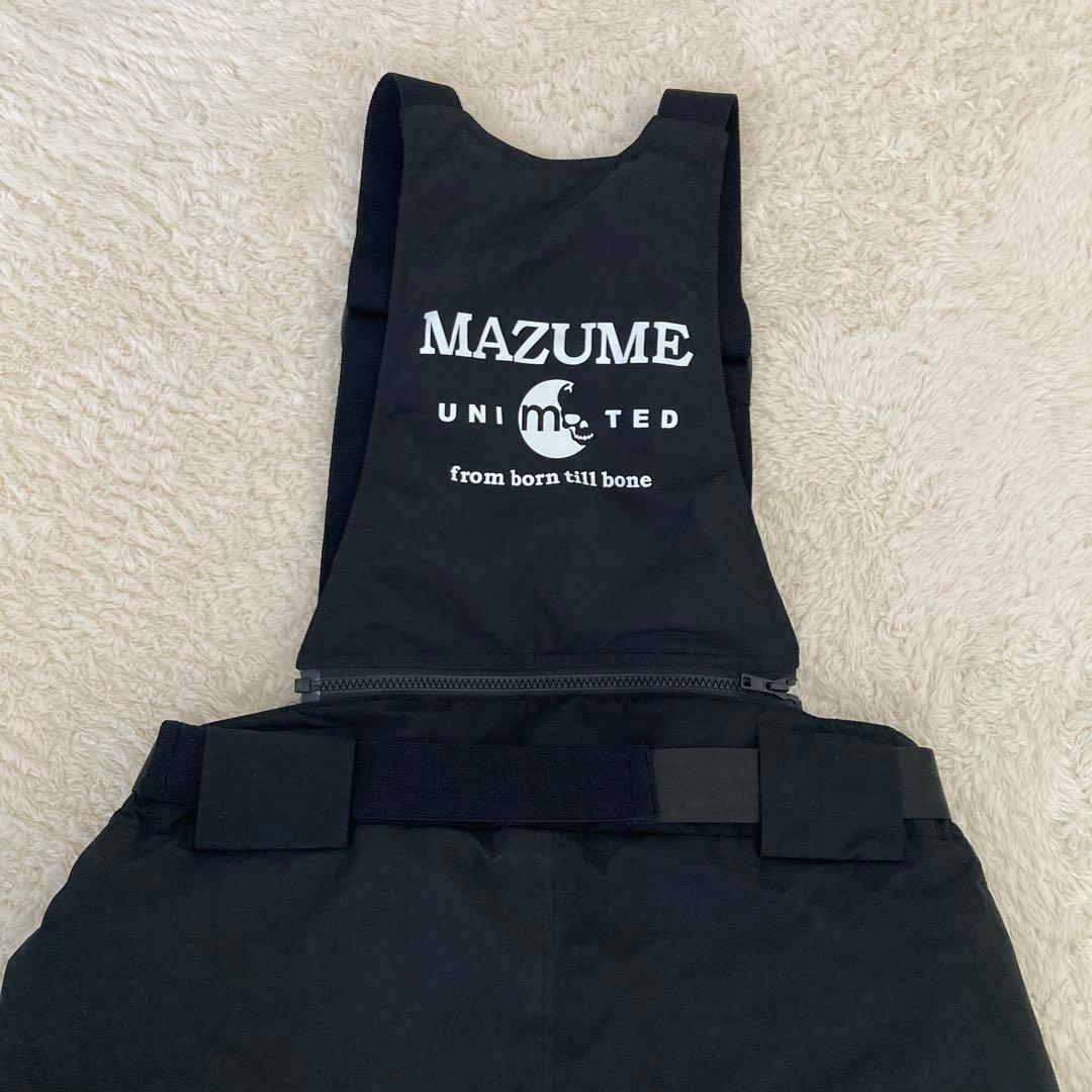 mazume マズメ　中綿　サロペット　防寒　ブラック　XL