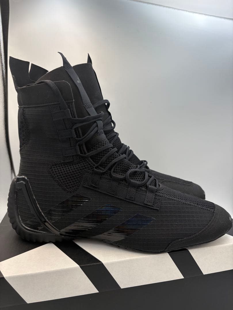 adidas SPEEDEX23 ボクシングシューズ 黒 27.5cm 美品
