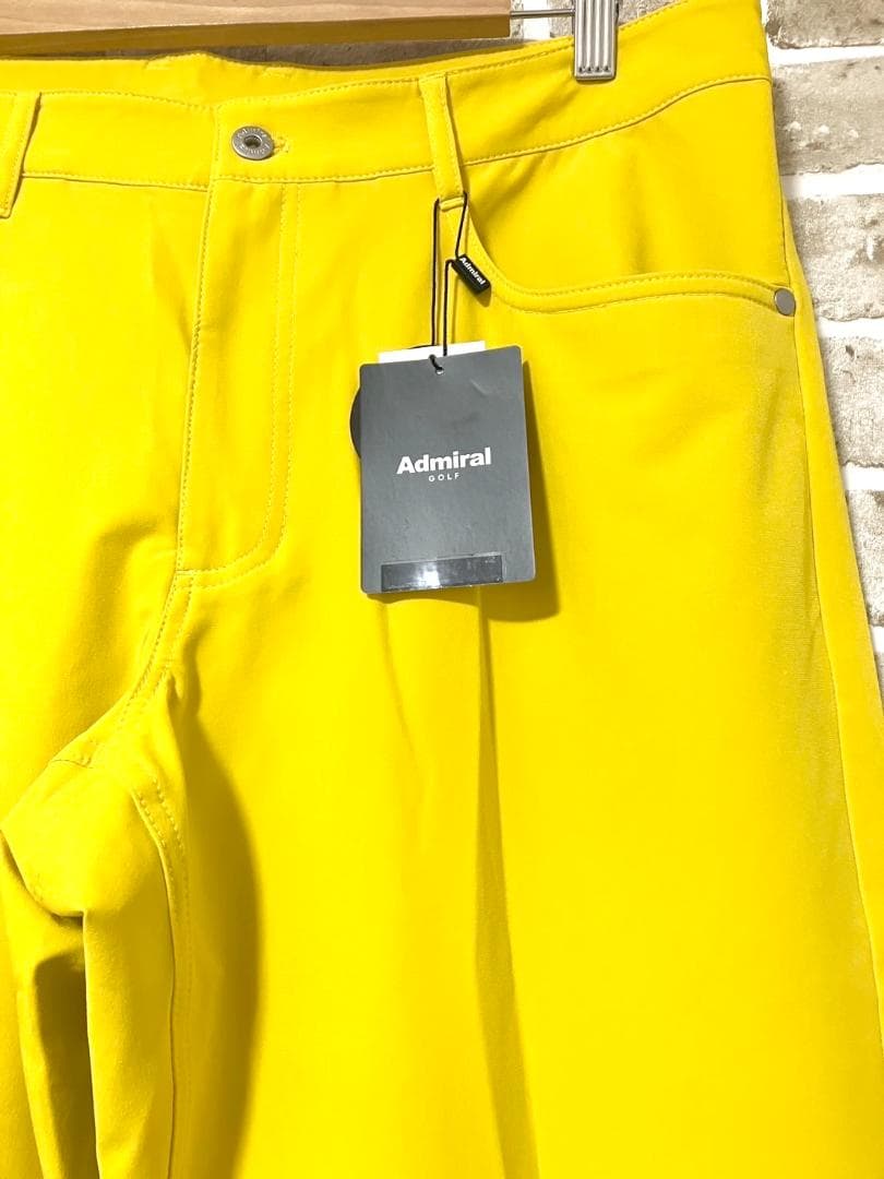 【早い者勝ち❣️】新品 アドミラルゴルフ メンズ ゴルフパンツ XL 黄色