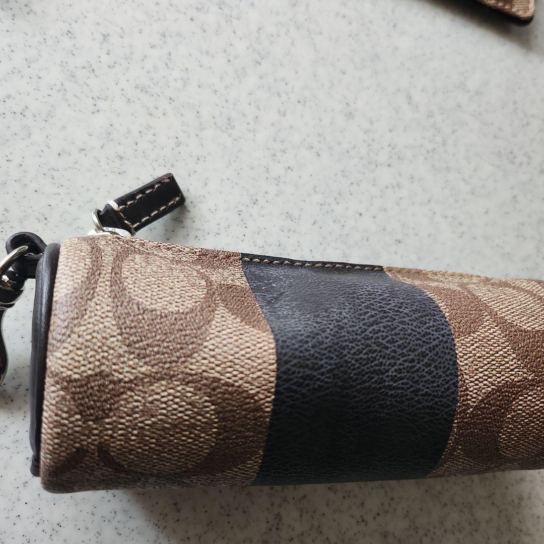 COACH ゴルフボール3個　ケース/ モノグラム ティー フォーク ケース