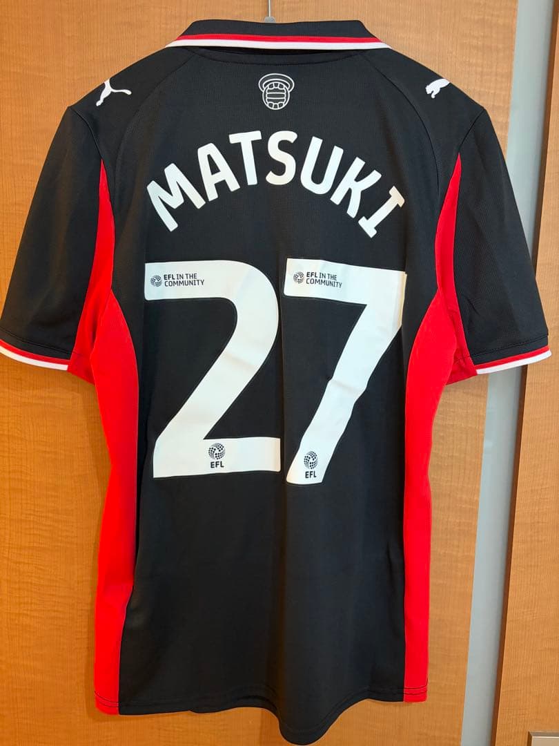 【新品未使用】サウサンプトン 25/26 サード ユニフォーム 松木玖生 #27