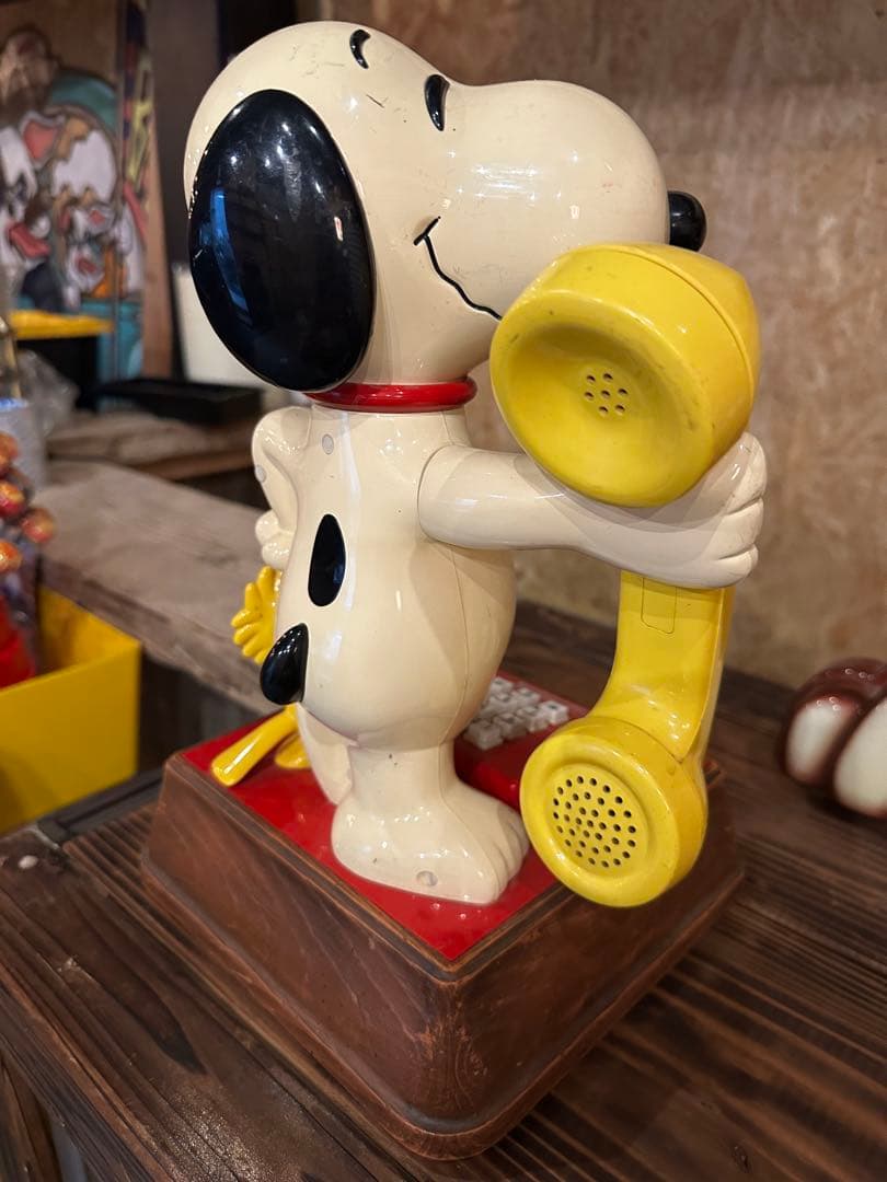 1976 SNOOPY & WOODSTOCK 電話機 スヌーピー ヴィンテージ