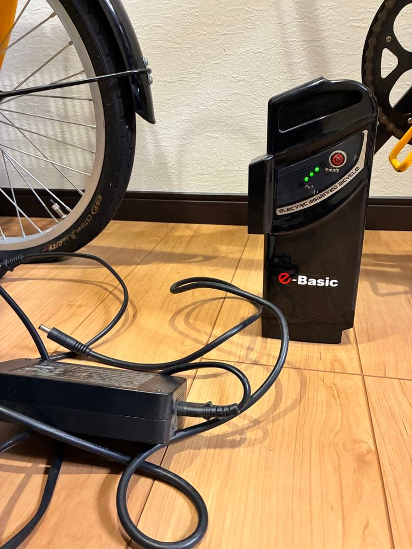 HUMMER 電動アシスト自転車 イエロー　20インチ　実走10キロほど
