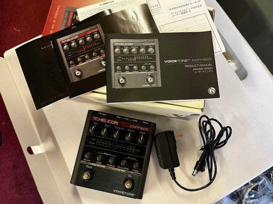 TC Helicon VOICETONE Correct ボーカルエフェクター