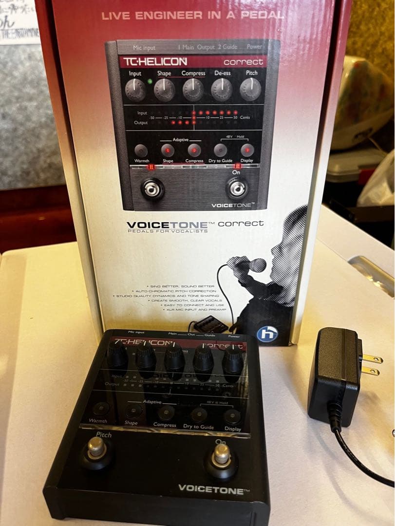 TC Helicon VOICETONE Correct ボーカルエフェクター
