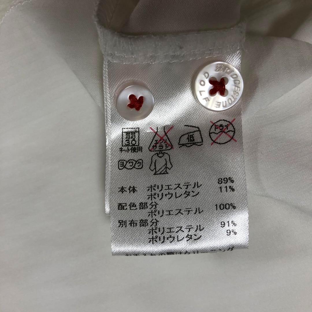 ブリジストン ゴルフ ポロシャツ ホワイト Mサイズ