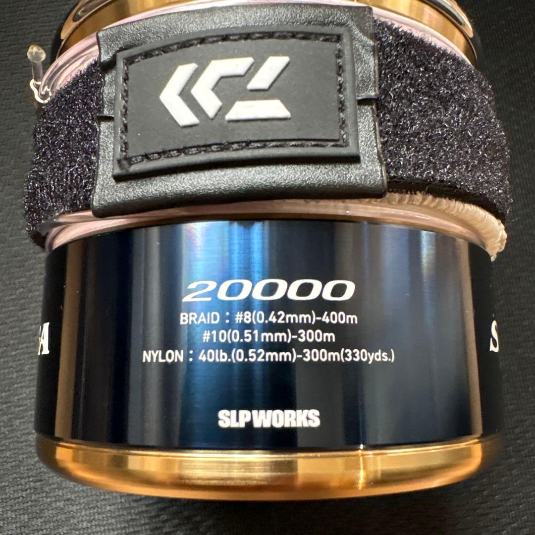 未使用 ダイワ 20ソルティガ 20000H スプール バリバスライン込