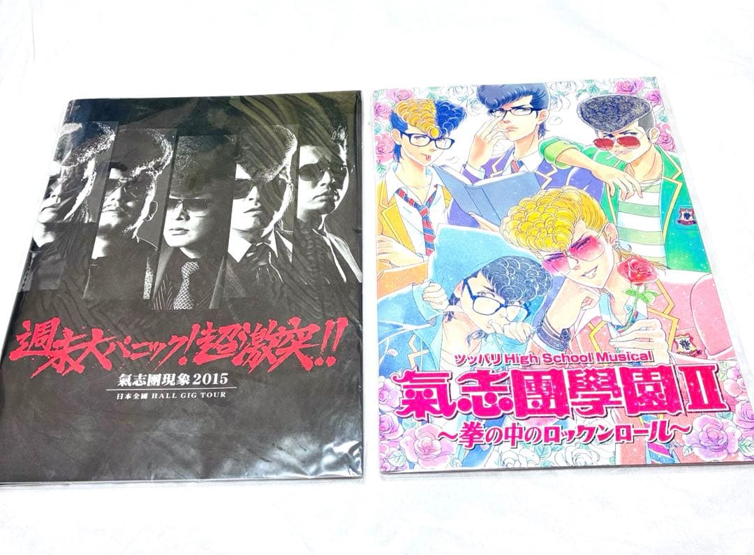 新品未開封氣志團 ツアーパンフレット 2冊2015/2016 希少デッドストック