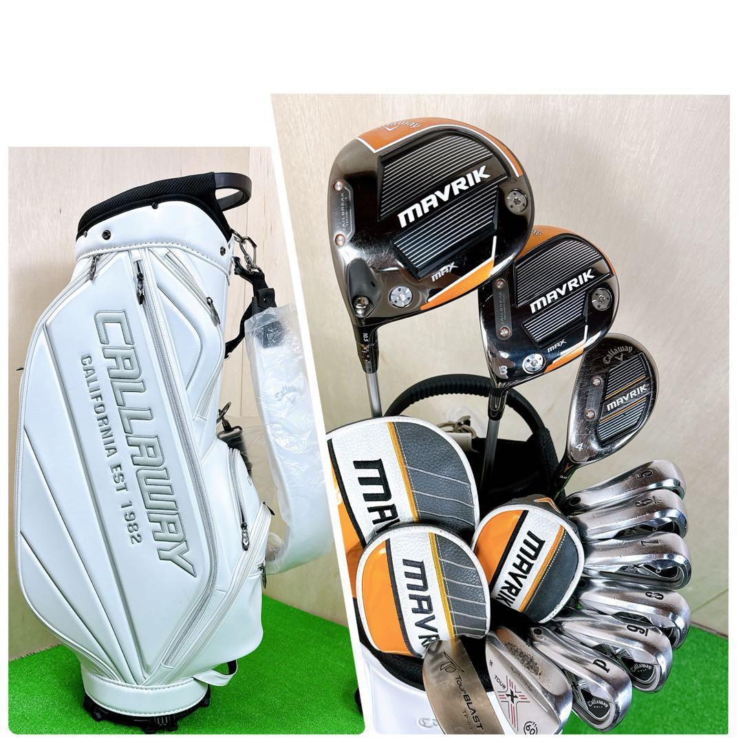 【レフティ】 Callaway MAVRIK メンズ ゴルフクラブ 11本 左