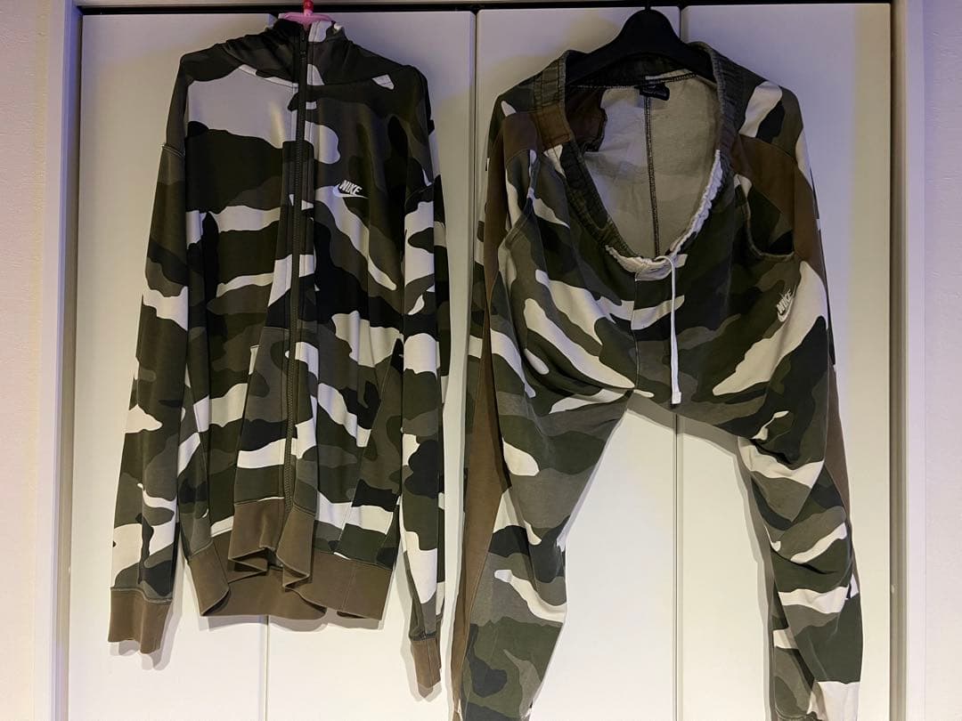 値下げ！Nike 限定迷彩柄 ジャージ上下セット XL