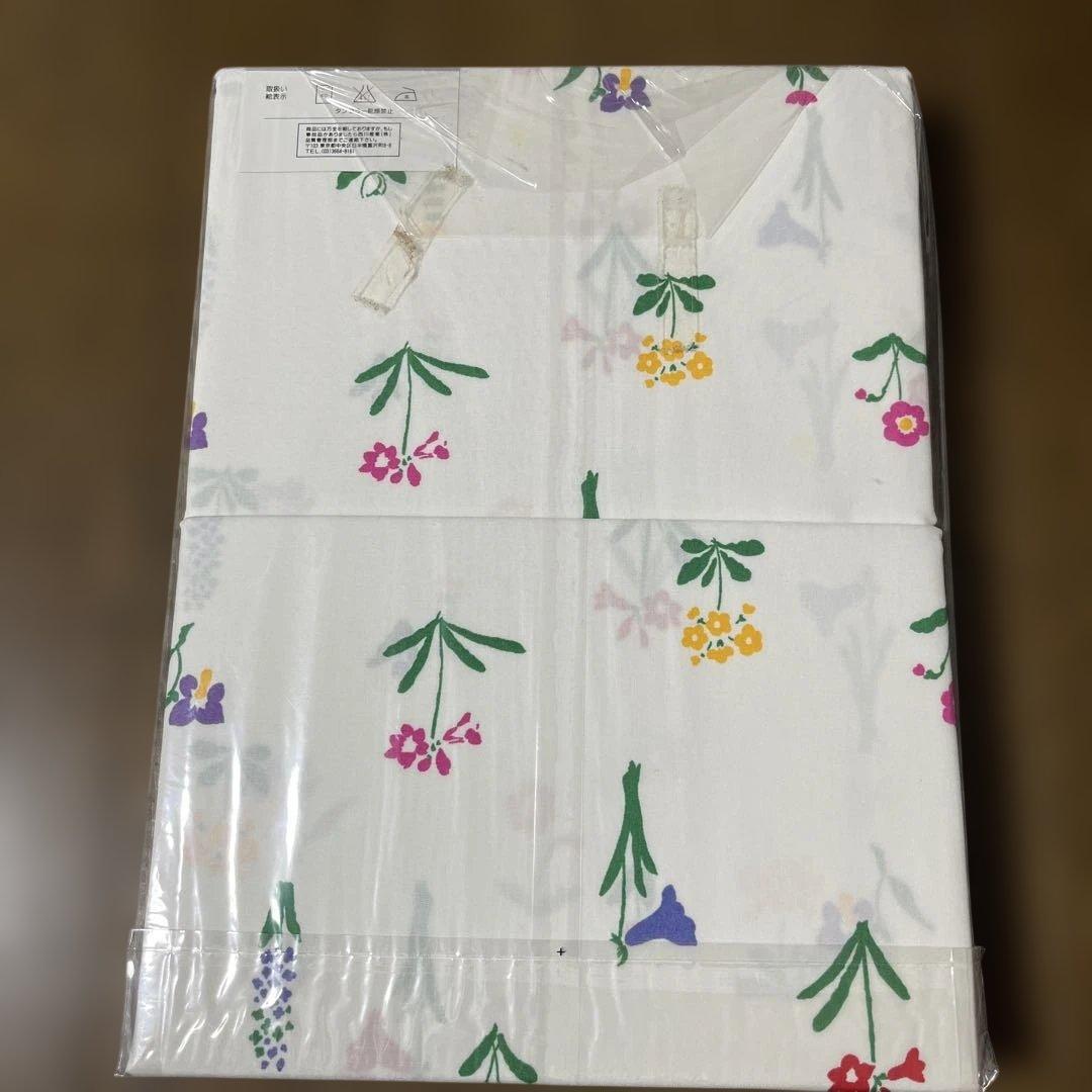 新品　マリメッコ　敷き布団カバー　シングルロングサイズ　西川　日本製