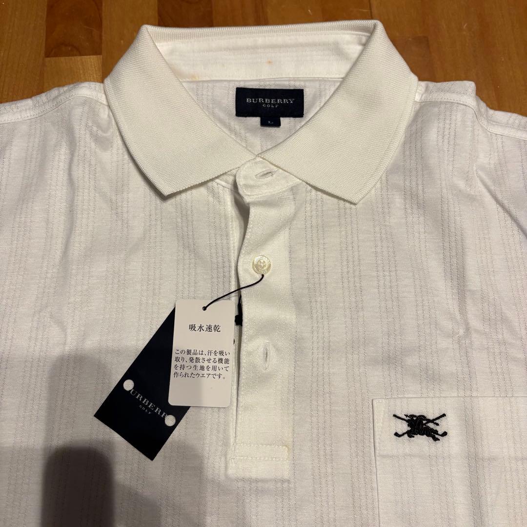 BURBERRY GOLF Lサイズ ポロシャツ 未使用タグ付き