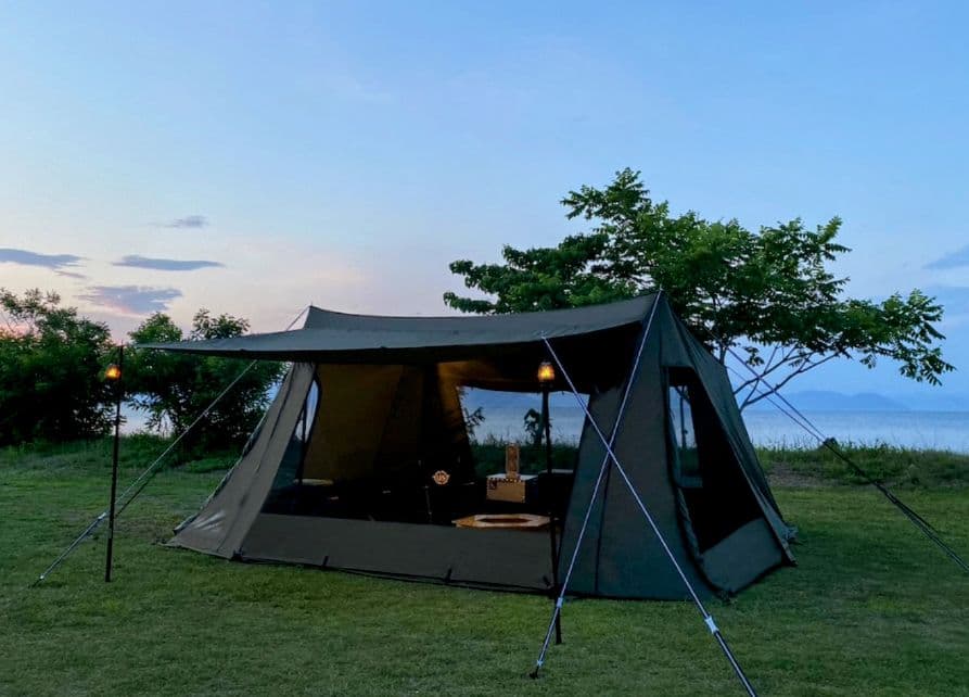 【新品未使用】Camping Club KLYDE IIグランドシート付 1/2