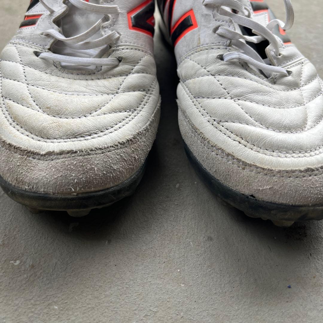 New Balance サッカーシューズ ホワイト/オレンジ