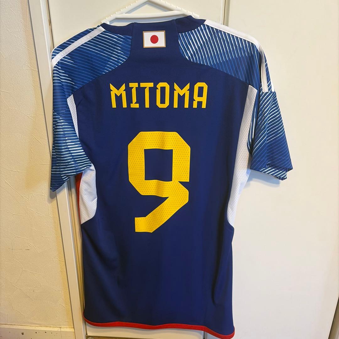 adidas 日本代表 ミトマ選手 シャツ サイズm 三笘薫　w杯
