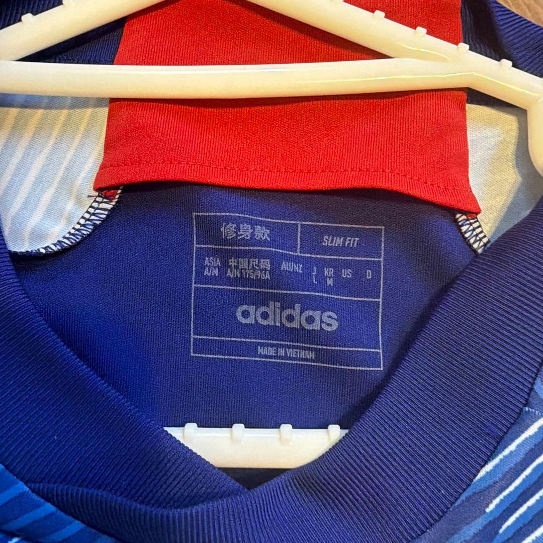 adidas 日本代表 ミトマ選手 シャツ サイズm 三笘薫　w杯