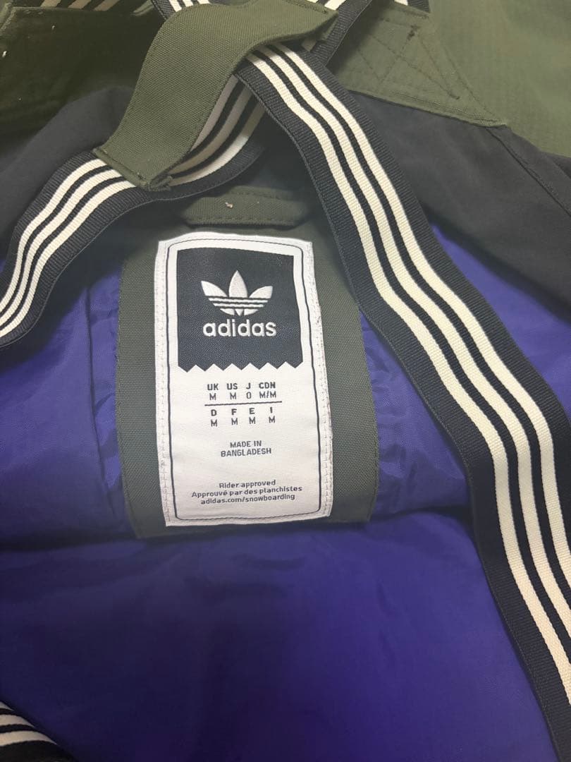 國母和宏 着用adidas スノーボードウェア 上S下M 男女兼用　ビブパンツ