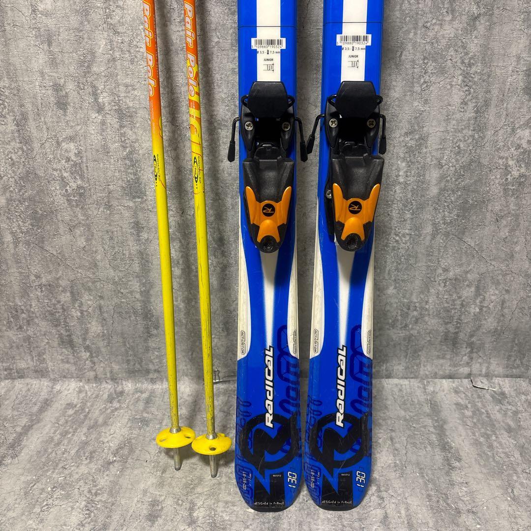 ROSSIGNOL ロシニョール ジュニアスキー 4点セット 22.5㎝